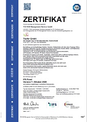 IFS Zertifikat 2022/2023